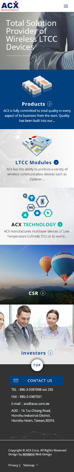 網頁設計-網站設計 - 璟德電子工業股份有限公司 - 手機介面設計