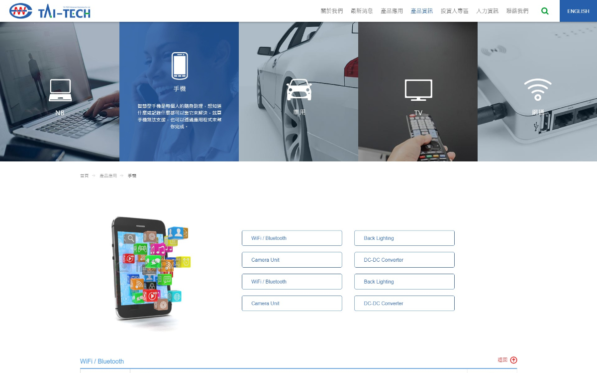 網頁設計-網站設計 - 西北臺慶科技股份有限公司 - 桌機版設計