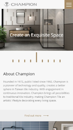 網頁設計-網站設計 - Champion - 手機介面設計