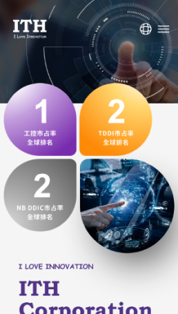 網頁設計-網站設計 - 奕力科技股份有限公司 - 手機介面設計